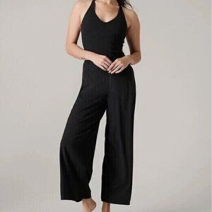 Athleta X Alicia Keys Transcend Jumpsuit Black - XS